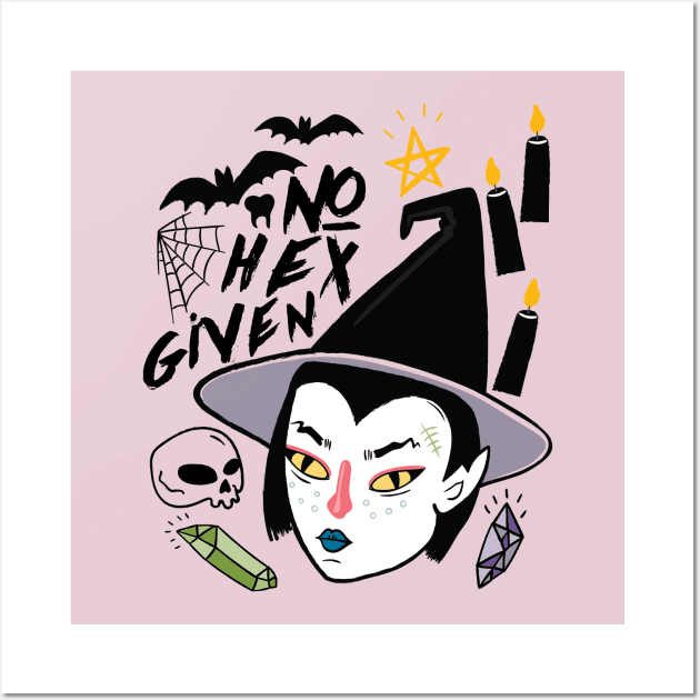 No Hex Given - Witch Wall Art by Perpetual Brunch